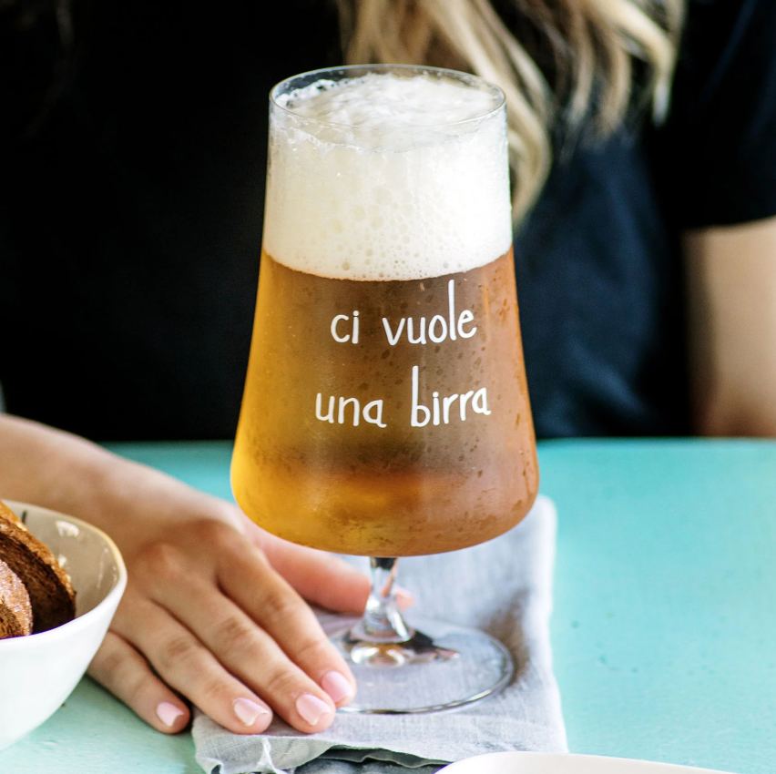 Simple Day Set 2 Bicchieri birra Ci vuole una birra - 55cl
