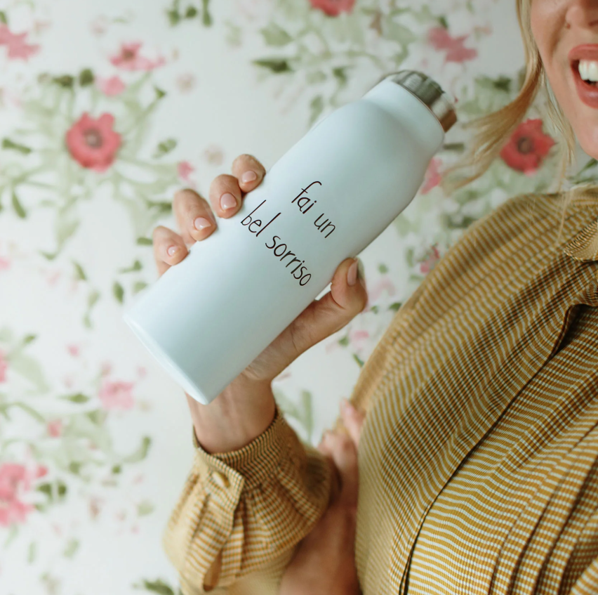 Simple Day Borraccia termica Fai un bel sorriso - 0,5 l