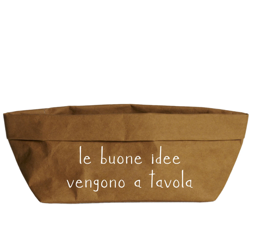 Simple Day Contenitore in cellulosa Le buone idee vengono a tavola