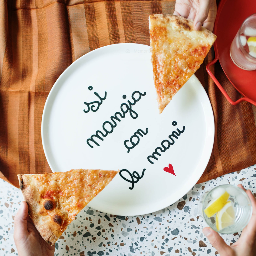 Simple Day Piatto pizza Si Mangia Con Le Mani 31,5 cm