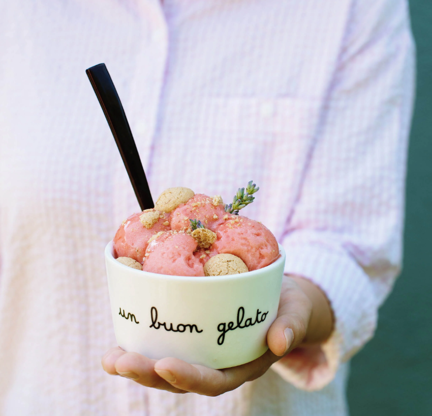 Simple Day Set 2 Coppette in gres Un buon gelato