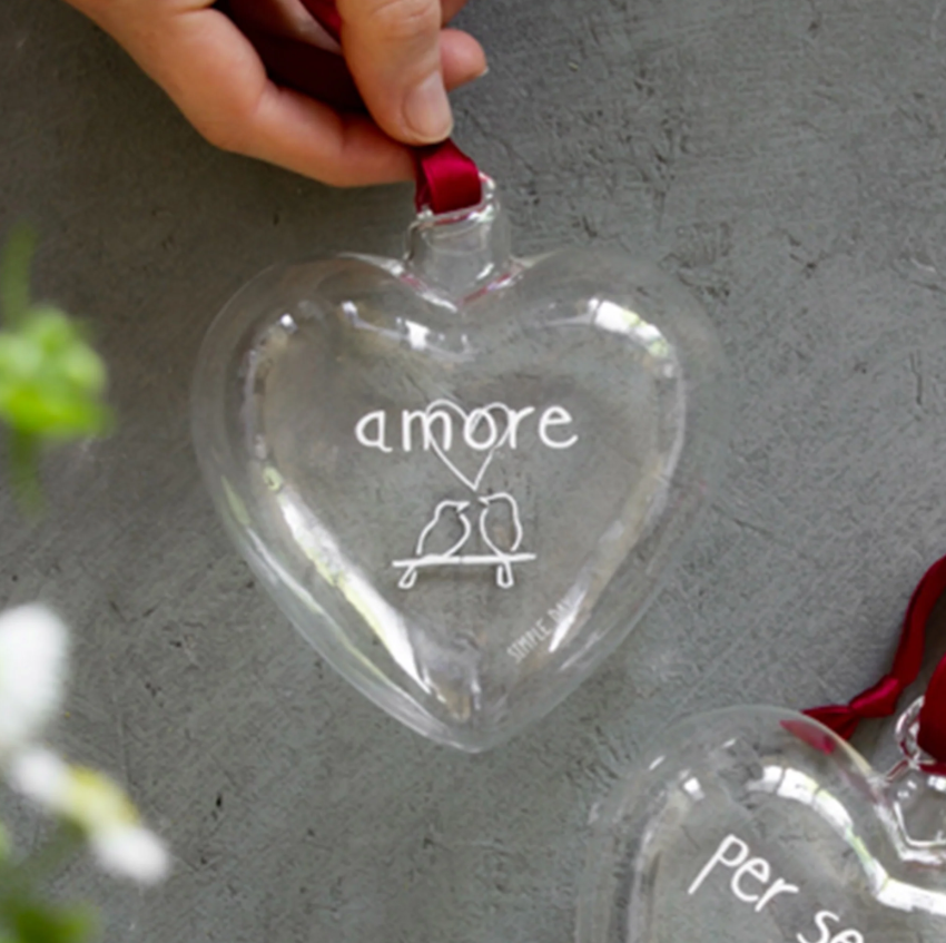 Simple Day Pallina cuore Amore - 11 cm