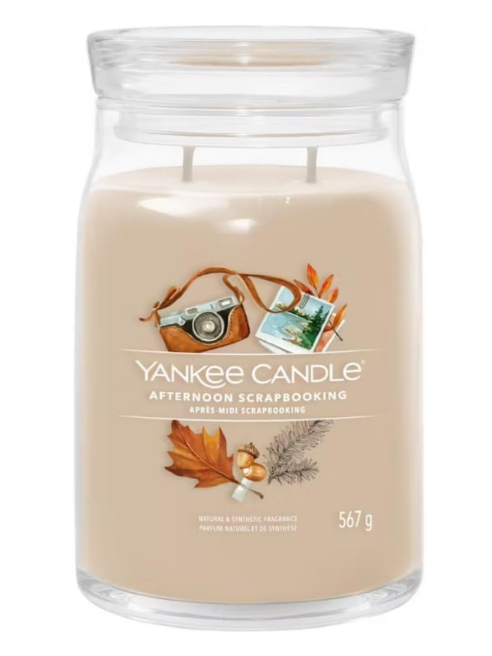 Yankee Candle Large Jar Afternoon Scrapbooking